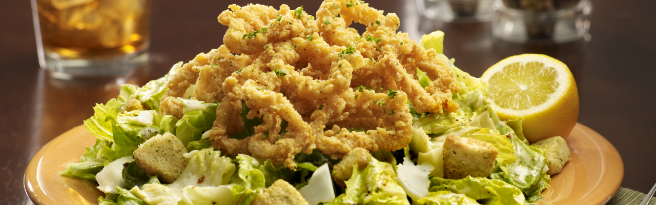 Caesar Calamari Salad